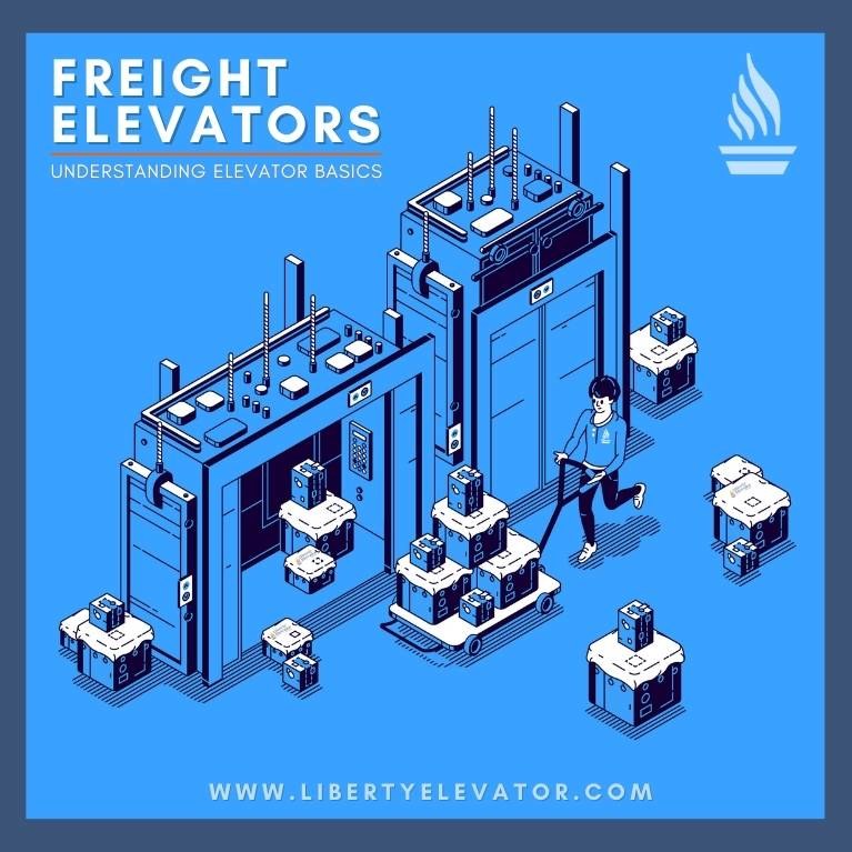 Freight Elevators move goods not passengers