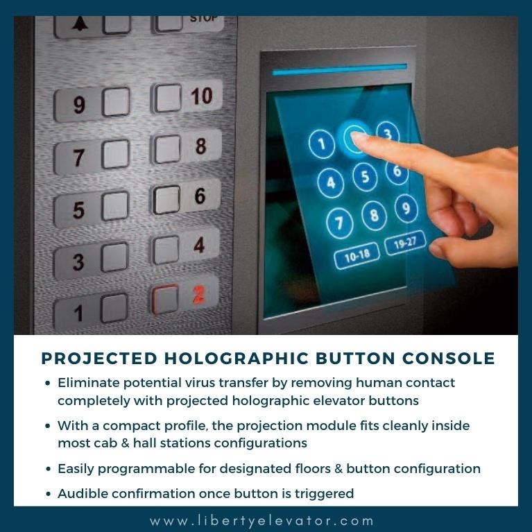 Virus Protection Solutions, Elevator Hologram Buttons